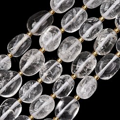 Natural Quartz Crystal Beads Strands&nbsp;G-G453-D17-01