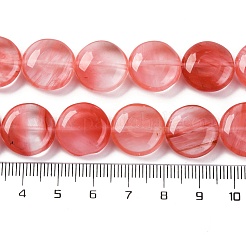 Cherry Quartz Glass Beads Strands&nbsp;G-C159-A02-01