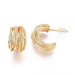 Brass Stud Earrings&nbsp;EJEW-T048-14G