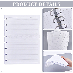 8-Ring A5 Loose-leaf Notebook Refills Paper&nbsp;AJEW-ME0003-23