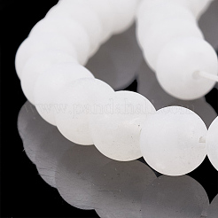 Natural White Jade Beads Strands&nbsp;G-T106-322