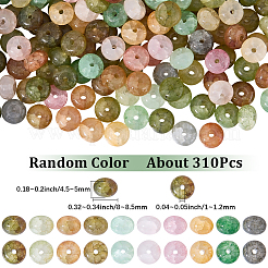 2 Strands 2 Colors Glass Beads Strands&nbsp;GLAA-SC0003-30