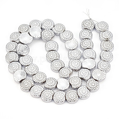 Electroplate Non-magnetic Synthetic Hematite Beads Strands&nbsp;G-T061-178