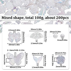 100G Plastic Pendants & Beads & Decoden Cabochons&nbsp;OHAR-SC0002-99D