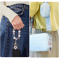 DIYストレッチブレスレットキット56個  45個のアクリルビーズを含む  合金エナメルペンダント10個と弾性クリスタル糸1本  ミックスカラー  16x15mm  穴：2.8mm  2色  15個/カラー  30pc&nbsp;DIY-TA0013-67