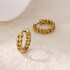 304 Stainless Steel Hoop Earrings&nbsp;EJEW-B142-01G