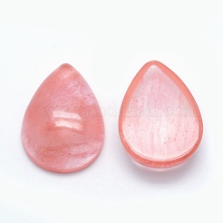 Watermelon Stone Glass Cabochons&nbsp;G-E491-B-11