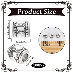100Pcs Tibetan Style Alloy Beads&nbsp;FIND-SP0002-23