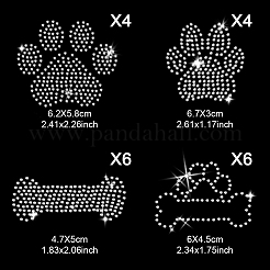 Glass Hotfix Rhinestone&nbsp;DIY-WH0580-82B