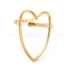 Ion Plating(IP) 201 Stainless Steel Open Cuff Ring&nbsp;RJEW-E063-47G