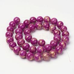 Natural Mashan Jade Beads Strands&nbsp;G-P232-01-B-4mm