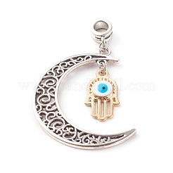 Tibetan Style Alloy European Dangle Charms&nbsp;PALLOY-JF00711