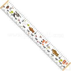 Wood with Cloth Children's Height Wall Decorations&nbsp;AJEW-WH20006-274B