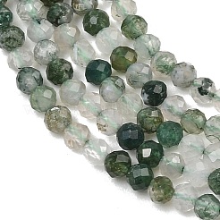 Natural Moss Agate Beads Strands&nbsp;G-J002-03H-A