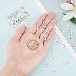 50Pcs 304 Stainless Steel Charms&nbsp;STAS-DC0011-48