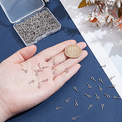 304 Stainless Steel Screw Eye Pin Peg Bails&nbsp;STAS-ME0001-82B-P