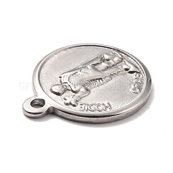 Non-Tarnish 304 Stainless Steel Pendants&nbsp;STAS-B024-20P