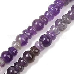 天然石アメジストビーズ連売り  花瓶の形  14x8mm  穴：1mm  約28~29個/連  15.24''~15.43''（38.7~39.2センチメートル）&nbsp;G-P595-B05-01