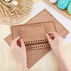 Wooden Basket Bottoms&nbsp;TOOL-WH0159-02A