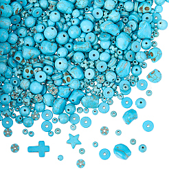 789Pcs 11 Styles Dyed Synthetic Turquoise Beads&nbsp;TURQ-BM0001-03