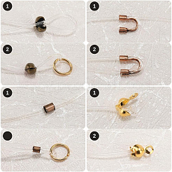 DIY Brass & Iron Jewelry Making Finding Kits&nbsp;DIY-SP0003-22