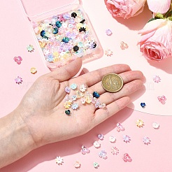 200Pcs 4 Styles Acrylic & Resin Bead Caps&nbsp;FIND-YW0010-10