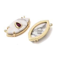 Natural Howlite Pendants&nbsp;KK-C255-22G-07