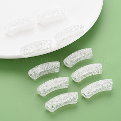 Transparent Crackle Acrylic Beads&nbsp;CACR-S009-001B-NA