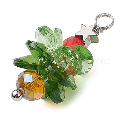 Brass & Glass Pendants&nbsp;PALLOY-JF02994