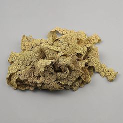 20ヤードのポリエステルレーストリム  ガーメントアクセサリー  花  ダークカーキ  1-1/2インチ（38mm）&nbsp;OCOR-WH0082-184