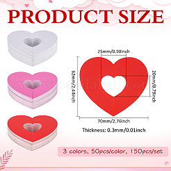 150Pcs 3 Colors Paper Wine Glass Charms&nbsp;DIY-FG0010-07