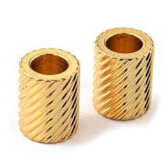 201 Stainless Steel European Beads&nbsp;STAS-M089-01G