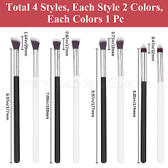 2 Sets 2 Styles Wood Makeup Mask Brush&nbsp;FIND-GF0006-73