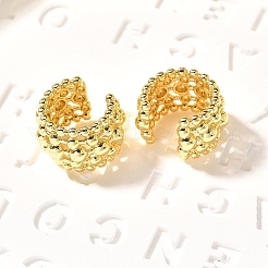 Rack Plating Brass Cuff Earring&nbsp;KK-B077-35G