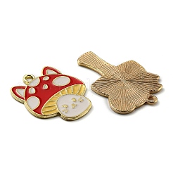 32本16スタイルアロイエナメルペンダント  キノコ  ミックスカラー  2個/スタイル&nbsp;ENAM-SZ0002-25