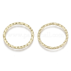 合金フレームコネクター  丸いリング  ライトゴールド  24x1.5mm  内径：20mm&nbsp;PALLOY-R116-25
