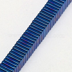 Electroplate Non-magnetic Synthetic Hematite Heishi Beads Strands&nbsp;X-G-J171A-4x4mm-07