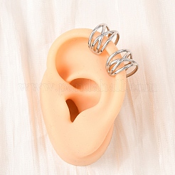 304 Stainless Steel C-Shaped Cuff Earrings&nbsp;EJEW-K268-86P