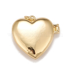 Brass Locket Pendants&nbsp;KK-A161-09G