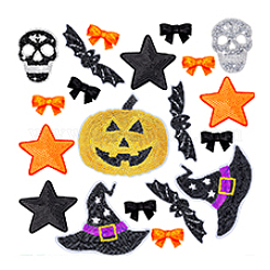 Sequin Felt & PET Bowknots&nbsp;DIY-PH0030-38