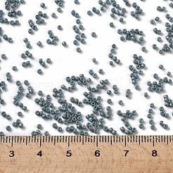 トーホー 15/0ラウンドビーズ  日本製シードビーズ  （2635f）半釉レインボーブルーターコイズ  1.5mm  穴：0.7mm  約3000PCS /ボトル  10 G /ボトル&nbsp;SEED-JPTR15-2635F