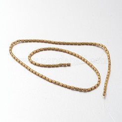 Electroplate Non-magnetic Synthetic Hematite Bead Strands&nbsp;G-F300-39-F03