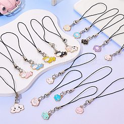Alloy Enamel Mobile Strap&nbsp;HJEW-SW00024-02