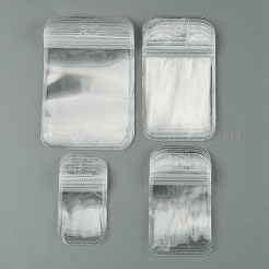 透明なプラスチック製再封可能な包装袋 30個  長方形  透明  15x10.5x0.02cm  片側の厚さ：2.3ミル（0.06mm）&nbsp;OPP-FS0001-06D