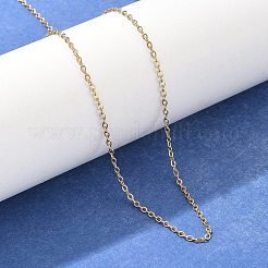Ion Plating(IP) Trendy Unisex 304 Stainless Steel Cable Chain Necklaces&nbsp;NJEW-M047-02