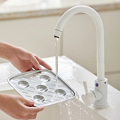 80Pcs 2 Styles Plastic Faucet Handle Hot And Cold Water Sign&nbsp;AJEW-GO0002-45