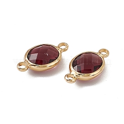 Transparent K9 Glass Connector Charms&nbsp;X-GLAA-A005-10G