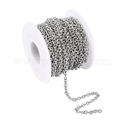 Tarnish Resistant 304 Stainless Steel Cable Chains&nbsp;CHS-R008-12
