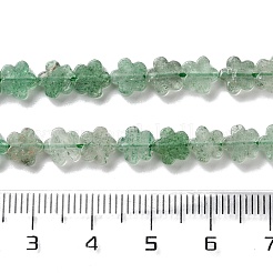 天然の緑のイチゴクォーツビーズ連売り  スモモの花  6~6.5x6x2.5mm  穴：0.7mm  約63個/連  14.76''（37.5センチメートル）&nbsp;G-B138-C05-01