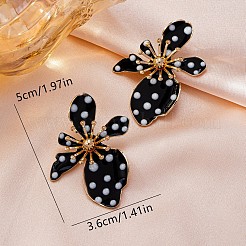 Iron Enamel Stud Earrings&nbsp;FS-WG81567-01